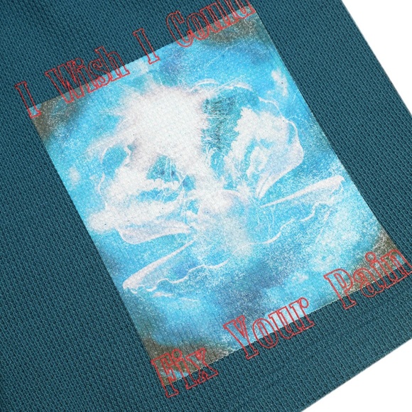 Teal Boys Lie Set NWT in packaging crewneck and shorts set. - Picture 6 of 9